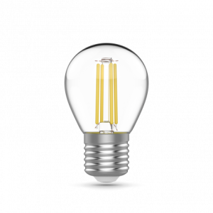 Лампа Gauss Basic Filament Шар 4,5W 420lm 4100К Е27 LED 1/10/50